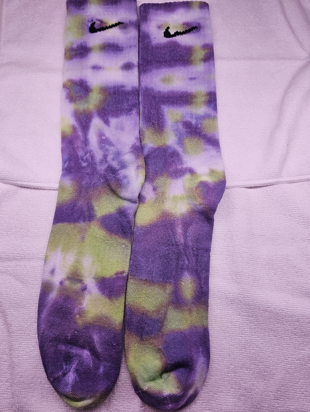 🔥💨Nike Socks Custom Tye Dye "Purple Haze"🔥💨